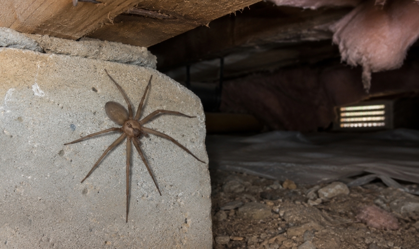 Why Every Lexington Crawlspace Gets Spiders